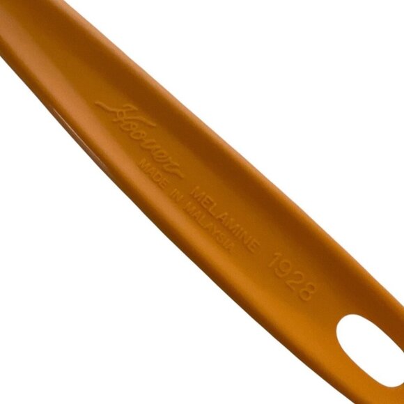 Vintage Hoover Melamine Soup Ladle 1928 Orange Made In Malaysia Kitchen Utensil - Picture 4 of 4
